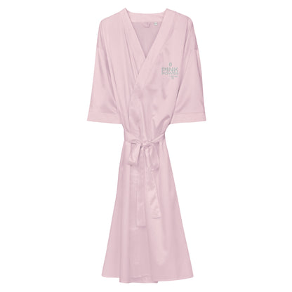 Pink Power Coffee Satin robe