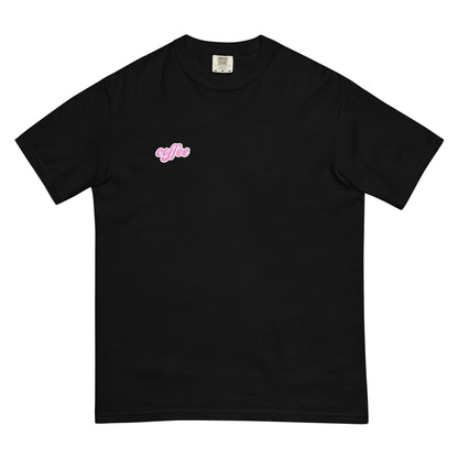 Smile coffe t-shirt in black